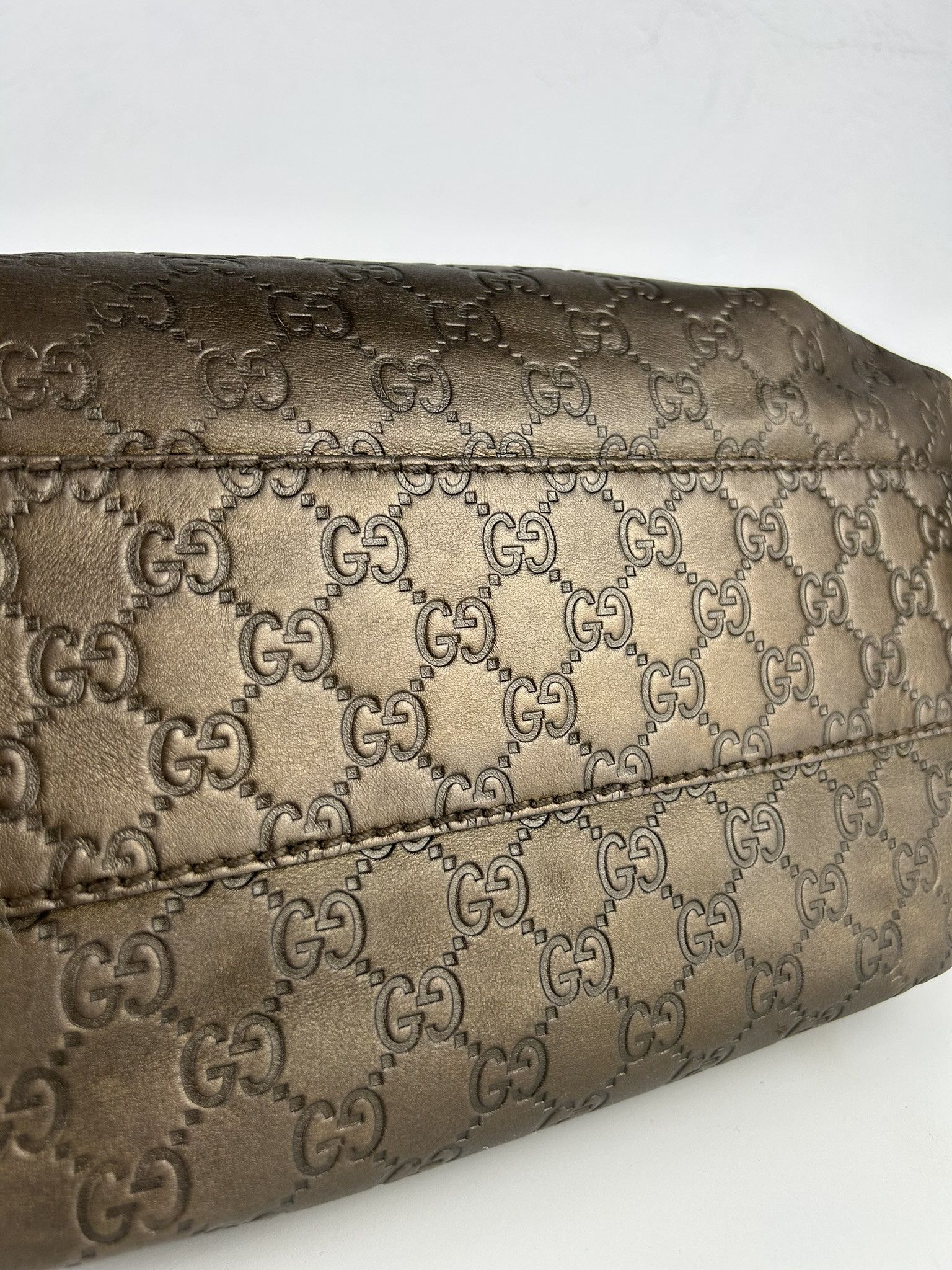 Gucci Gucci guccissima sukey medium size leather handbag Size ONE SIZE - 15 Thumbnail