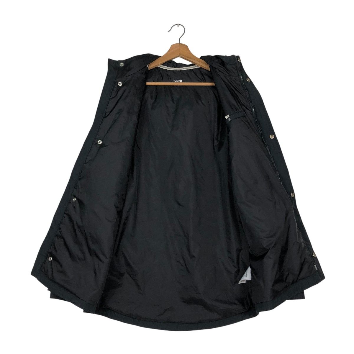Hurley 🔥VINTAGE HUNTING JACKET ICONIC BLACK SURVIVAL HURLEY CARGO Size US M / EU 48-50 / 2 - 17 Thumbnail