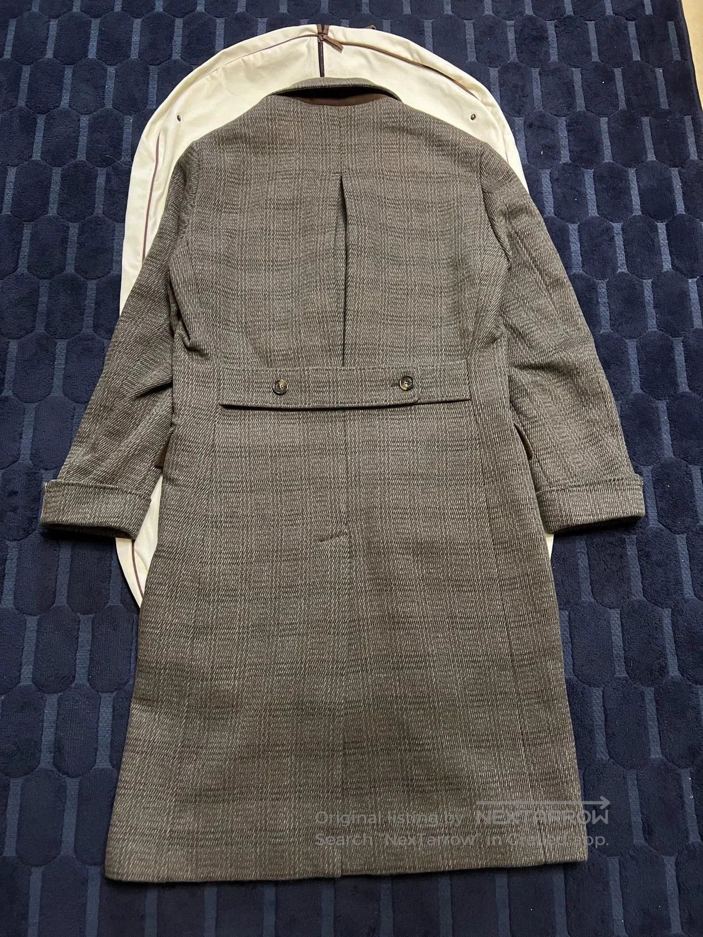 Loro Piana Multi Plaid Double-Breasted Long Coat - Size S. Size US S / EU 44-46 / 1 - 2 Thumbnail