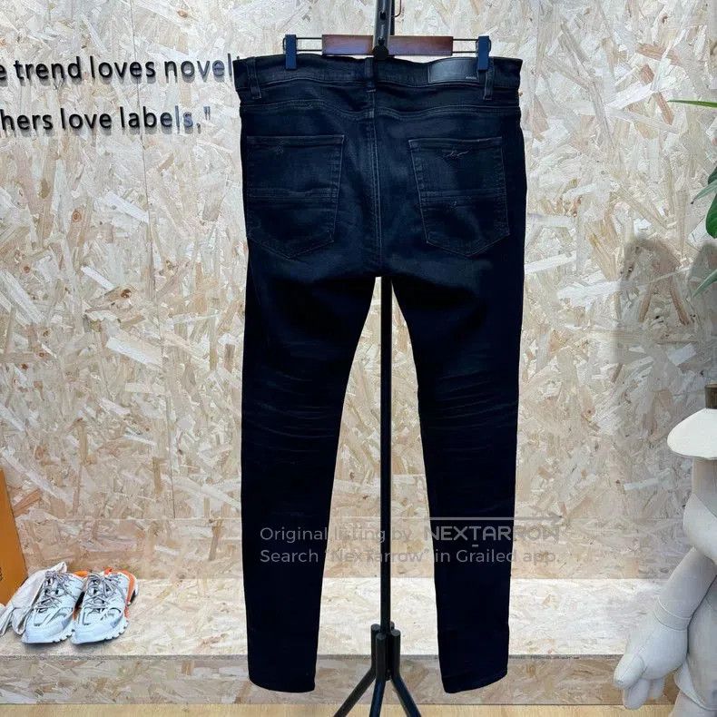 Amiri Amiri Black Distressed Denim Jeans. Size US 34 / EU 50 - 5 Thumbnail