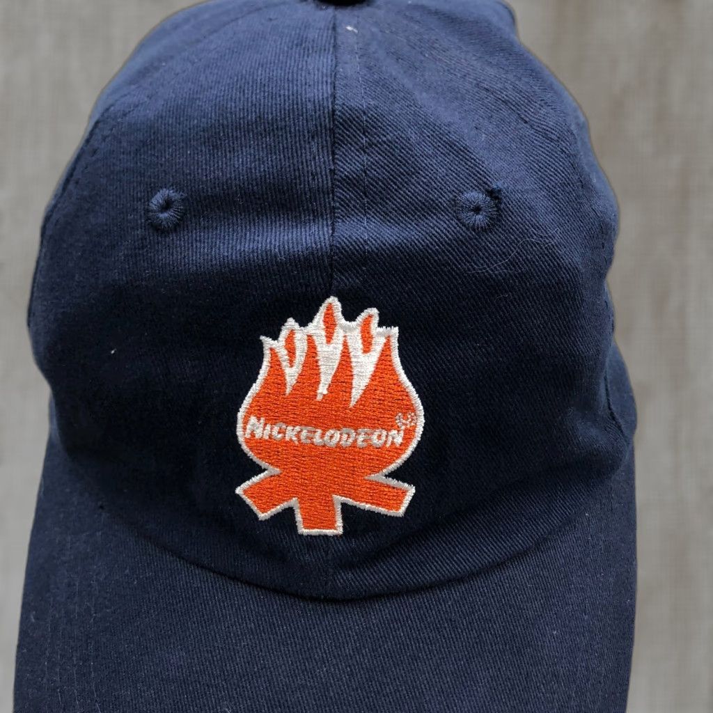 Nickelodeon Nickelodeon Hat Cap Baseball Adjustable Blue Orange Twill Cotton Men's Size ONE SIZE - 1 Thumbnail