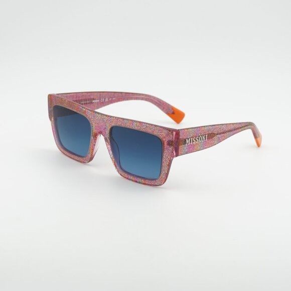 Missoni Missoni MIS 0129/S 0QQ7 08 Sunglasses Pink Square Frame Size ONE SIZE - 1 Thumbnail