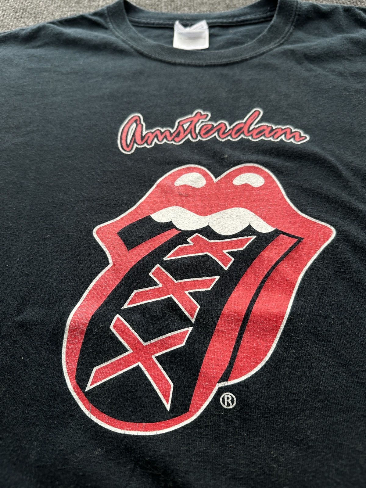 Band Tees AMSTERDAM XXX🚨The Rolling Stones t-shirt fadec boxy band Size US M / EU 48-50 / 2 - 8 Thumbnail