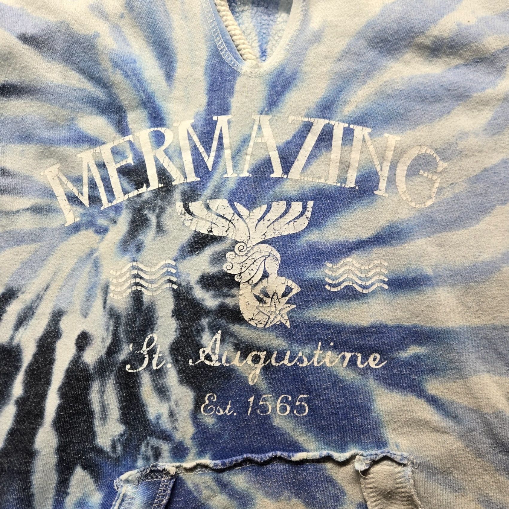 REEF OCEAN DRIVE Mermazing St Augustine Blue Tie Dye Sweater Hoodie Women's M Medium Size M / US 6-8 / IT 42-44 - 2 Thumbnail