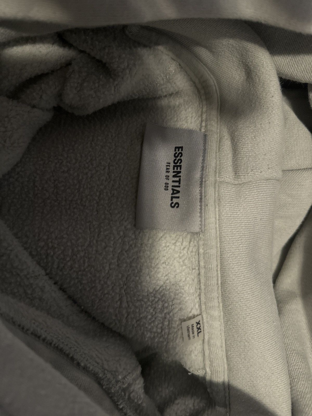 FOG × Fear of God SSENSE Exclusive Concrete Pullover Hoodie Size US XXL / EU 58 / 5 - 4 Thumbnail