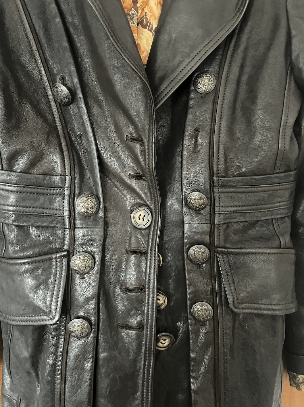 Dolce & Gabbana Vintage D&G brown leather coat Size M / US 6-8 / IT 42-44 - 9 Thumbnail