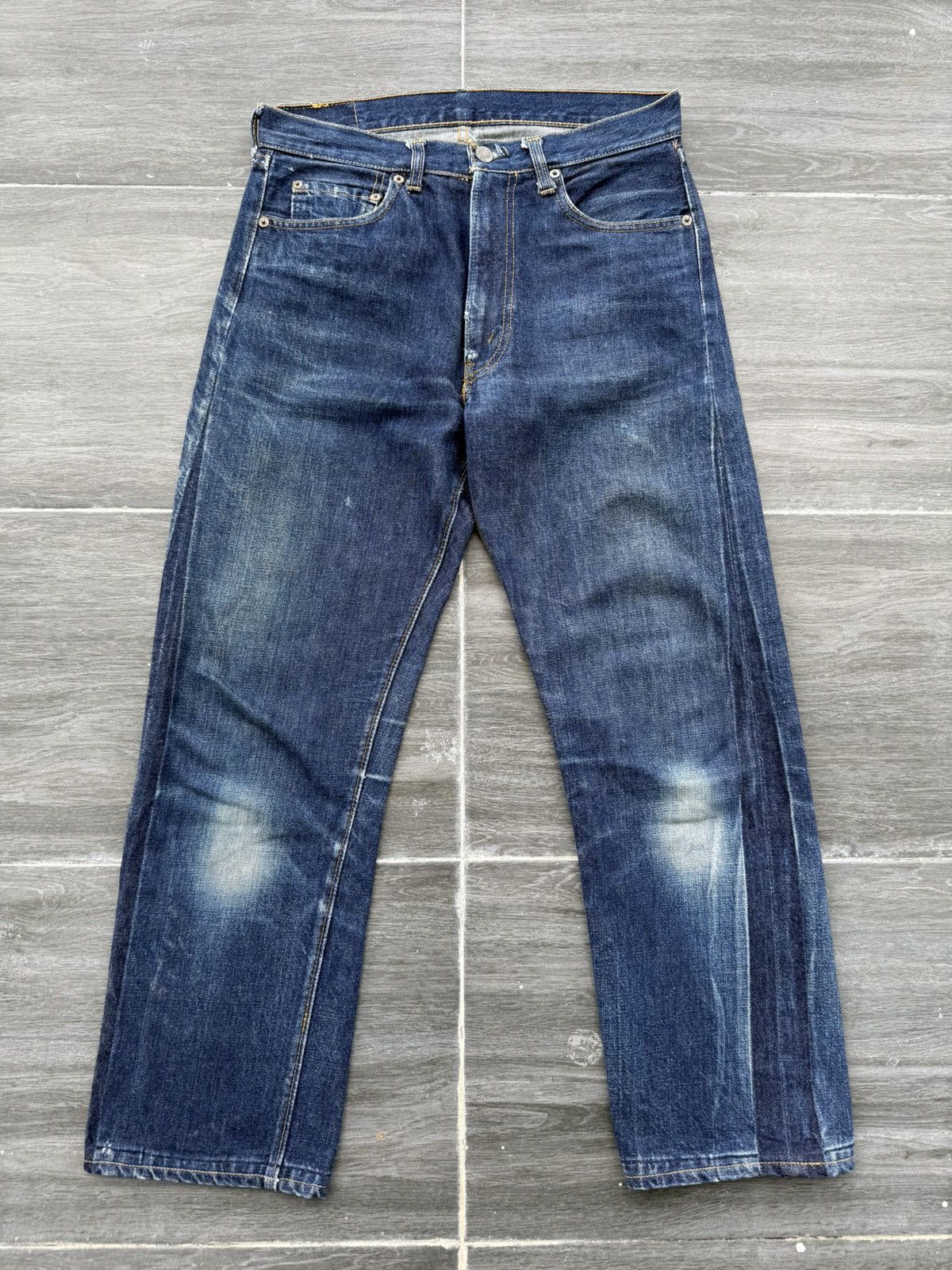 Levi's Vintage 1960s LEVI’S BigE 502 0117 “Big Font” Selvedge Denim Size US 30 / EU 46 - 10 Thumbnail