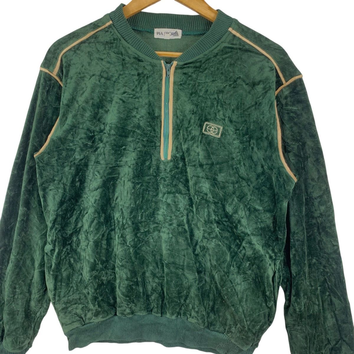 Vintage Vintage PIA SPORTS Half Zipper Fleece Crest Embroidered Logo Size M / US 6-8 / IT 42-44 - 5 Thumbnail