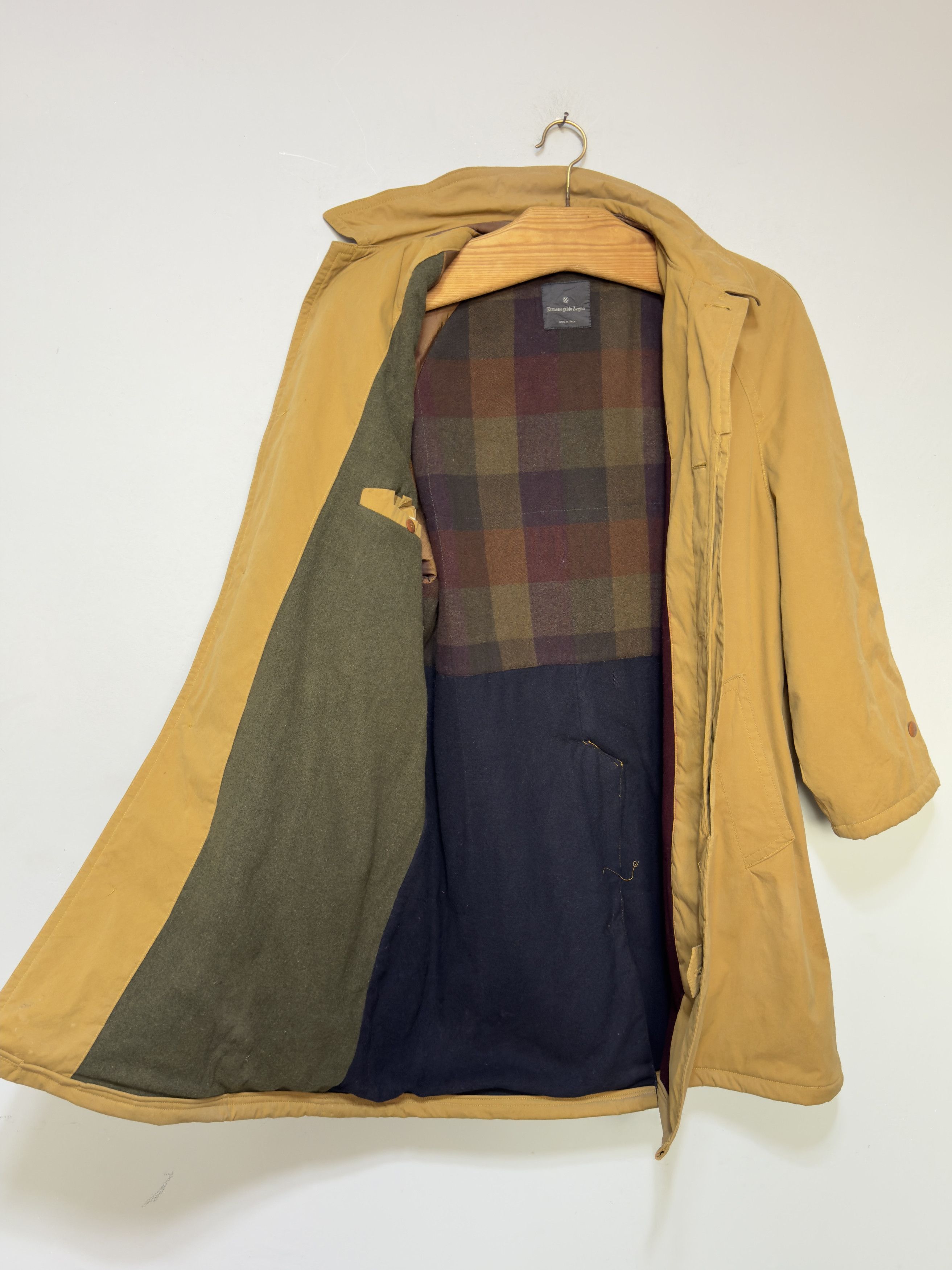 Ermenegildo Zegna 🔥 vintage Ermenegildo Zegna coat puffer trench size S Size US S / EU 44-46 / 1 - 7 Thumbnail