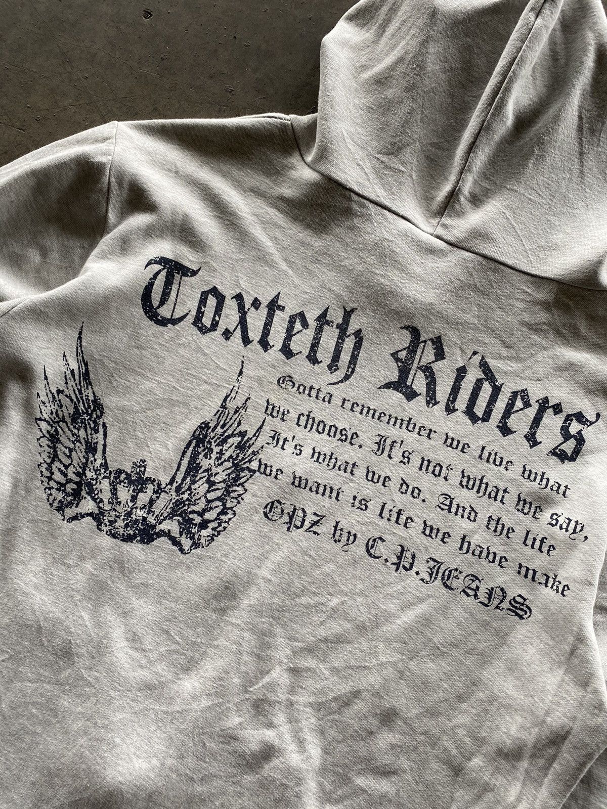 If Six Was Nine 2000s WOW - Death Poem Zip Hoodie Size US M / EU 48-50 / 2 - 6 Thumbnail