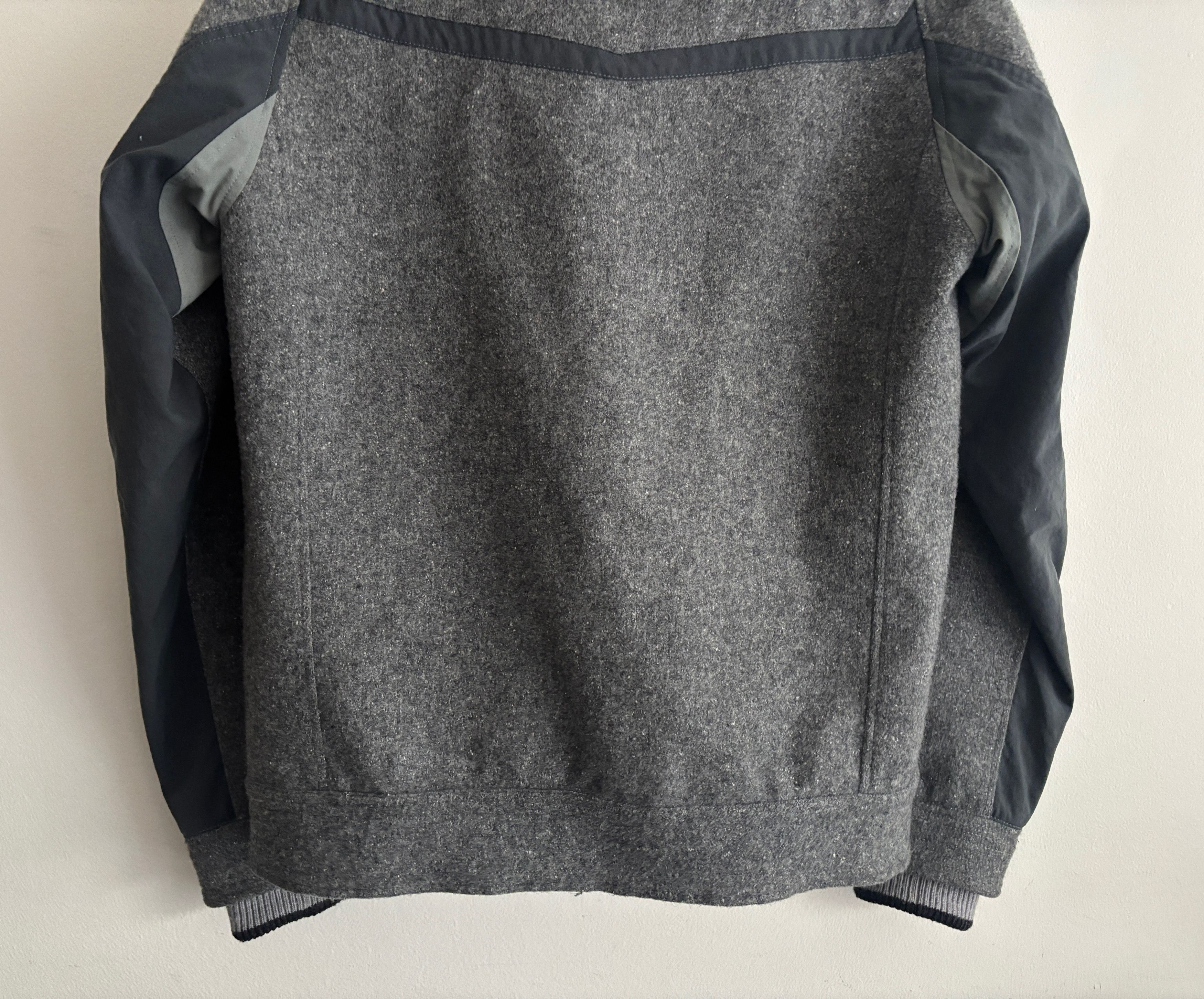 White Mountaineering $645 Gore Windstopper Grey Wool Hooded Zip Jacket Size US S / EU 44-46 / 1 - 10 Thumbnail