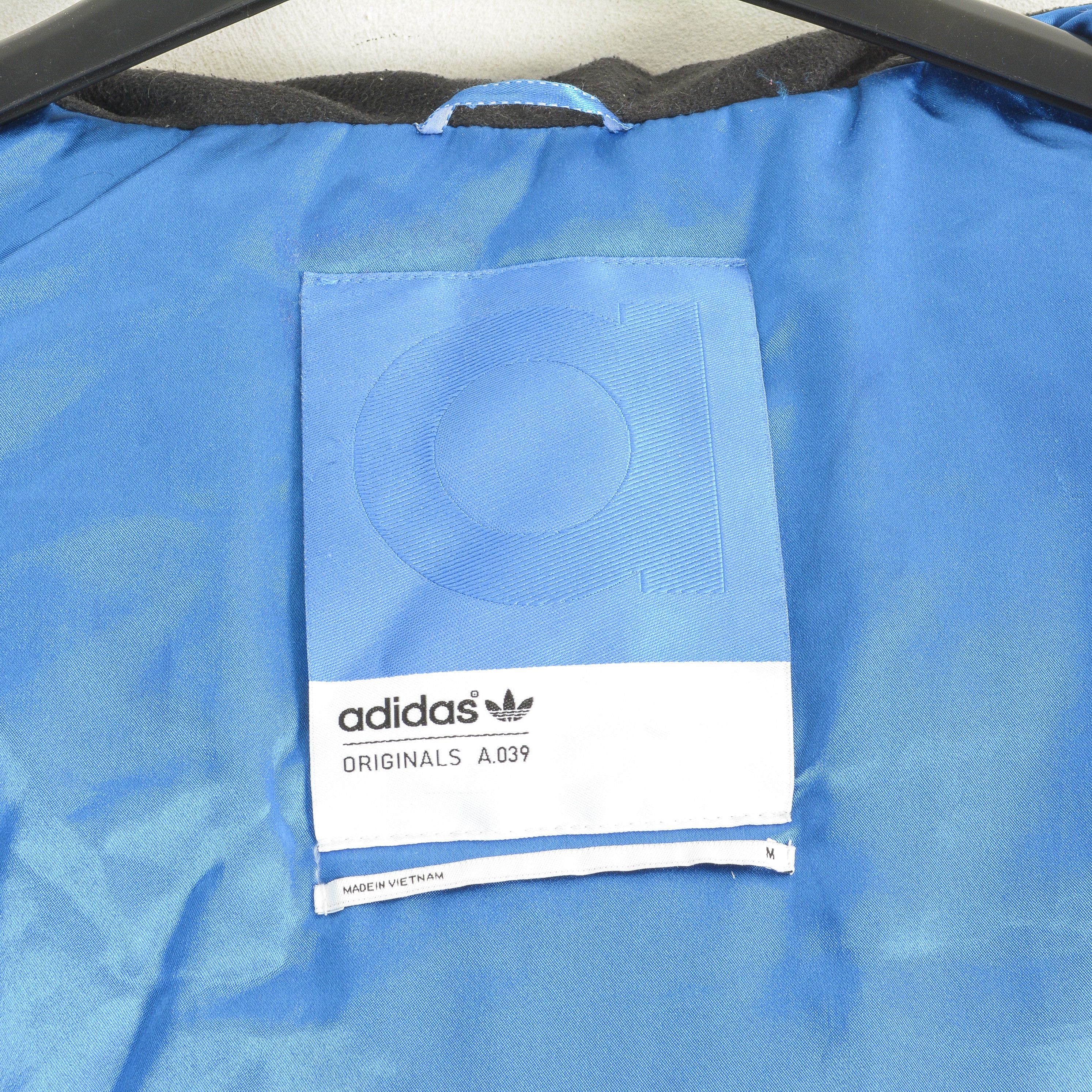 Adidas A.039 Mens M Insulated Down Puffer Jacket Padded Coat Parka Size US M / EU 48-50 / 2 - 8 Thumbnail
