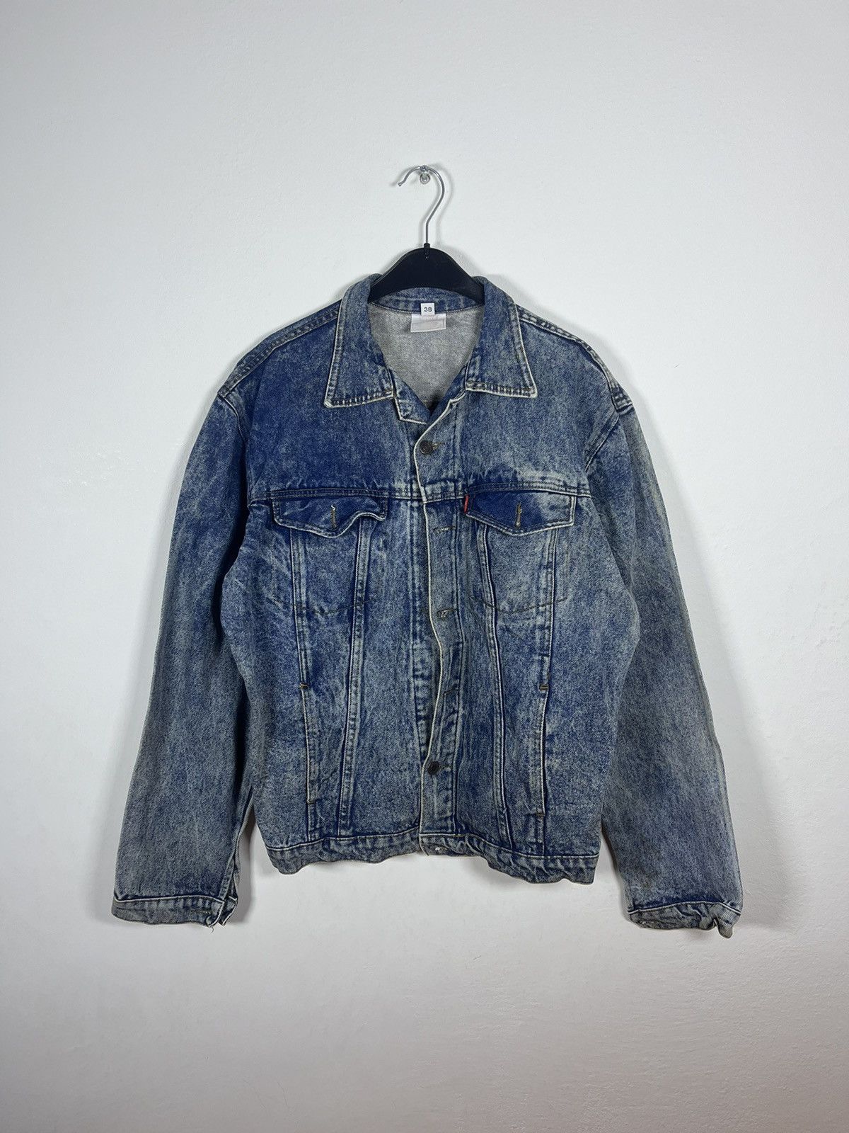 Levi's Vintage Levi’s Denim Jacket Acid Wash Jean Jacket 90’s Size US L / EU 52-54 / 3 - 1 Thumbnail