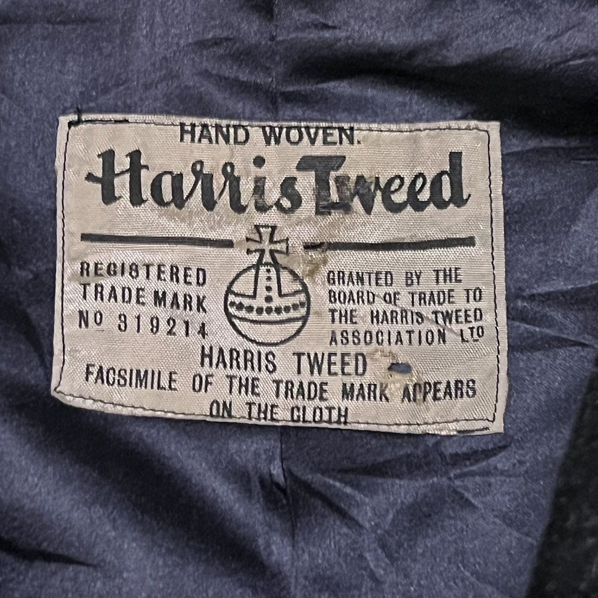 Harris Tweed Harris Tweed Long Coat Heavy Jacket Avant Garde Style Size US L / EU 52-54 / 3 - 6 Thumbnail