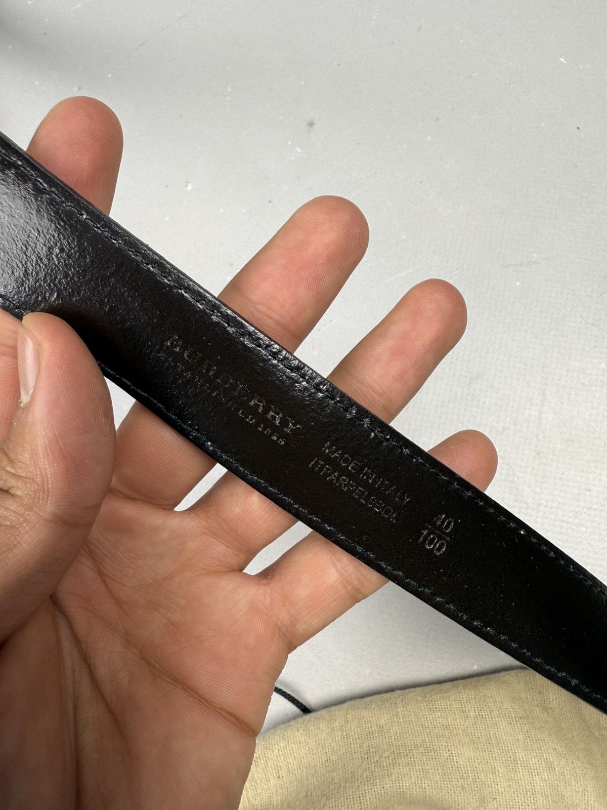 Burberry Burberry belt classic monogram novacheck unisex size 105cm Size ONE SIZE - 8 Thumbnail