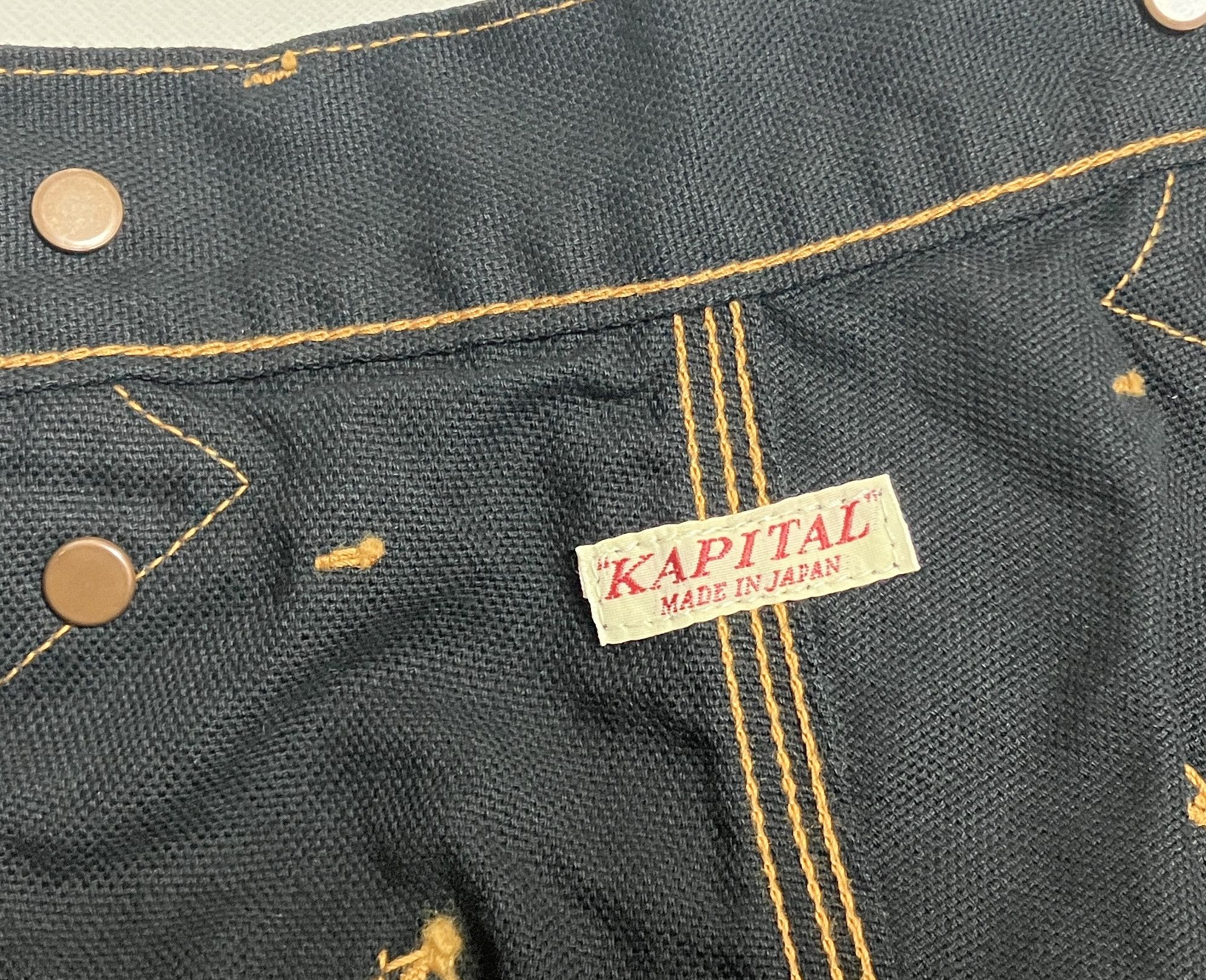 Kapital Kapital Light Canvas LUMBER Pants black new 3 Size US 33 - 4 Thumbnail