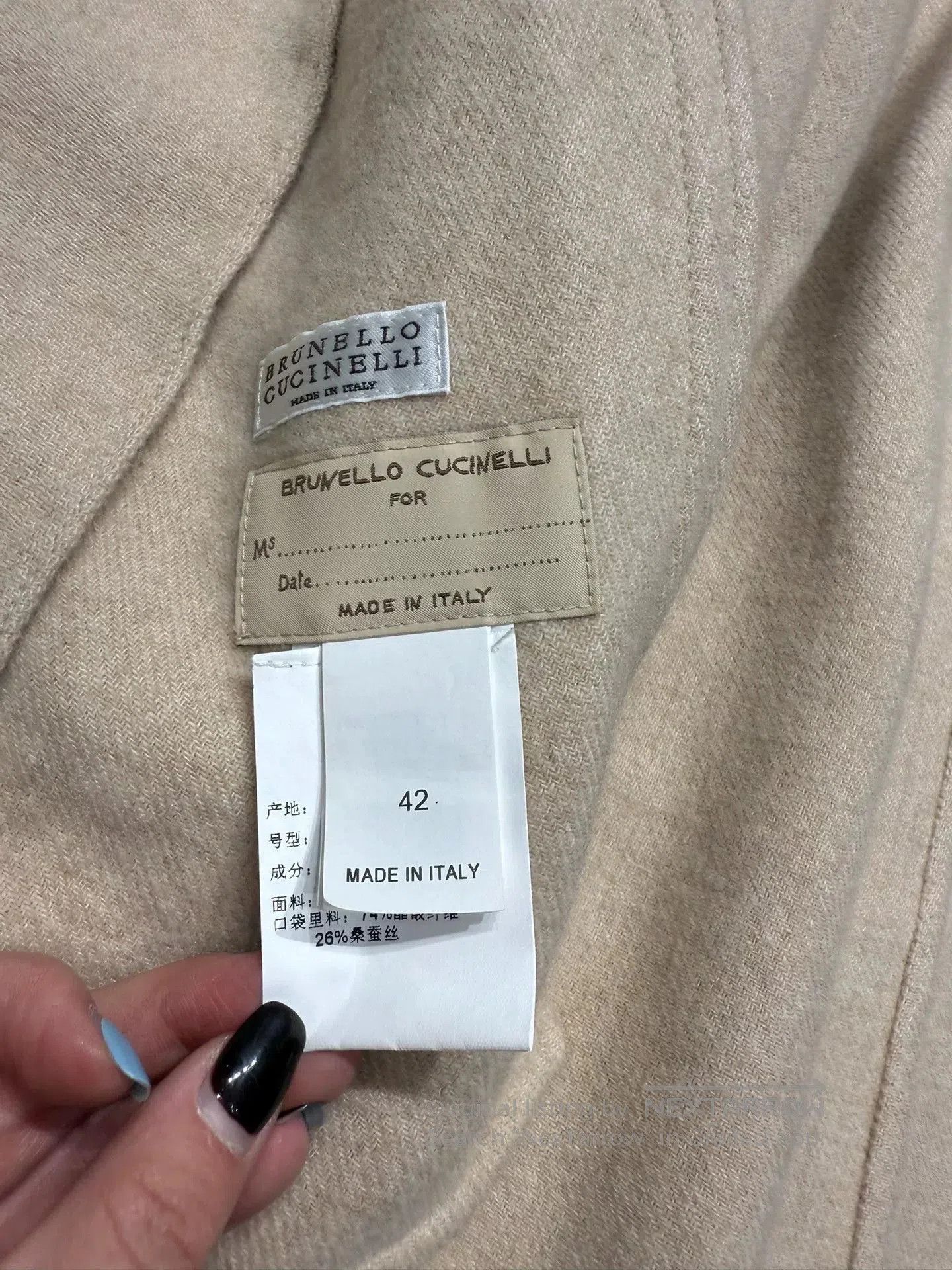 Brunello Cucinelli Brunello Cucinelli Double-Breasted Coat. Size US XXS / EU 40 - 6 Thumbnail