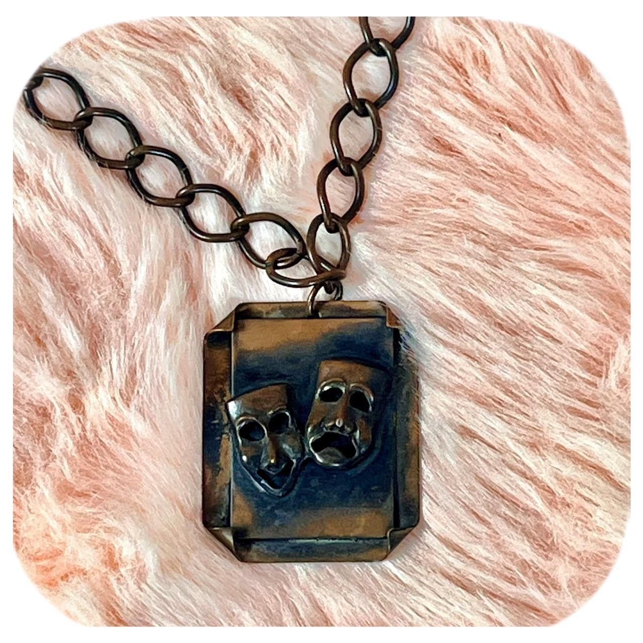Handmade Late mid century vintage punk drama copper chain choker Size ONE SIZE - 1 Thumbnail
