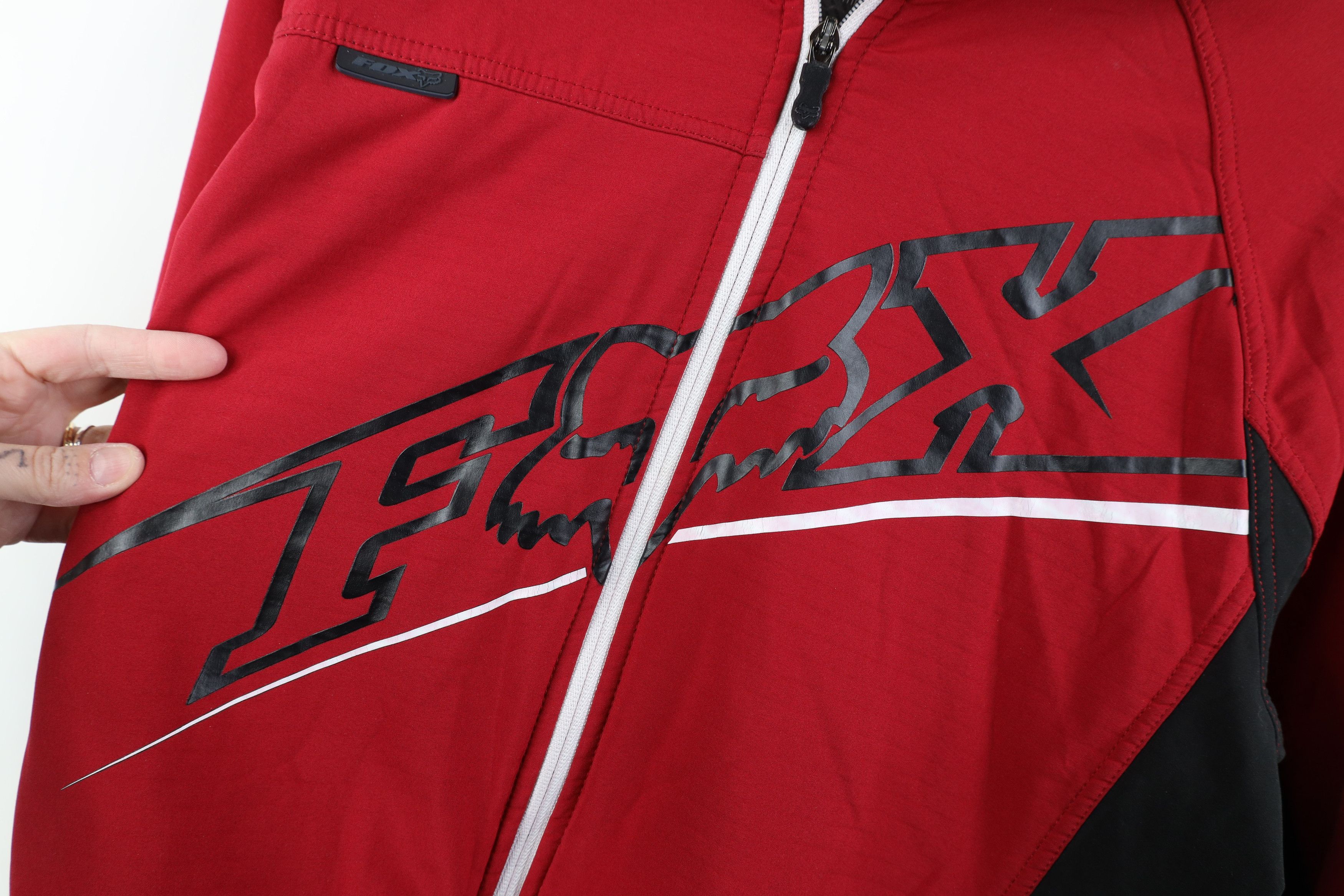 Fox Racing Vintage Y2K Fox Racing Fleece Lined FX Bionic Hooded Jacket Size US L / EU 52-54 / 3 - 4 Thumbnail