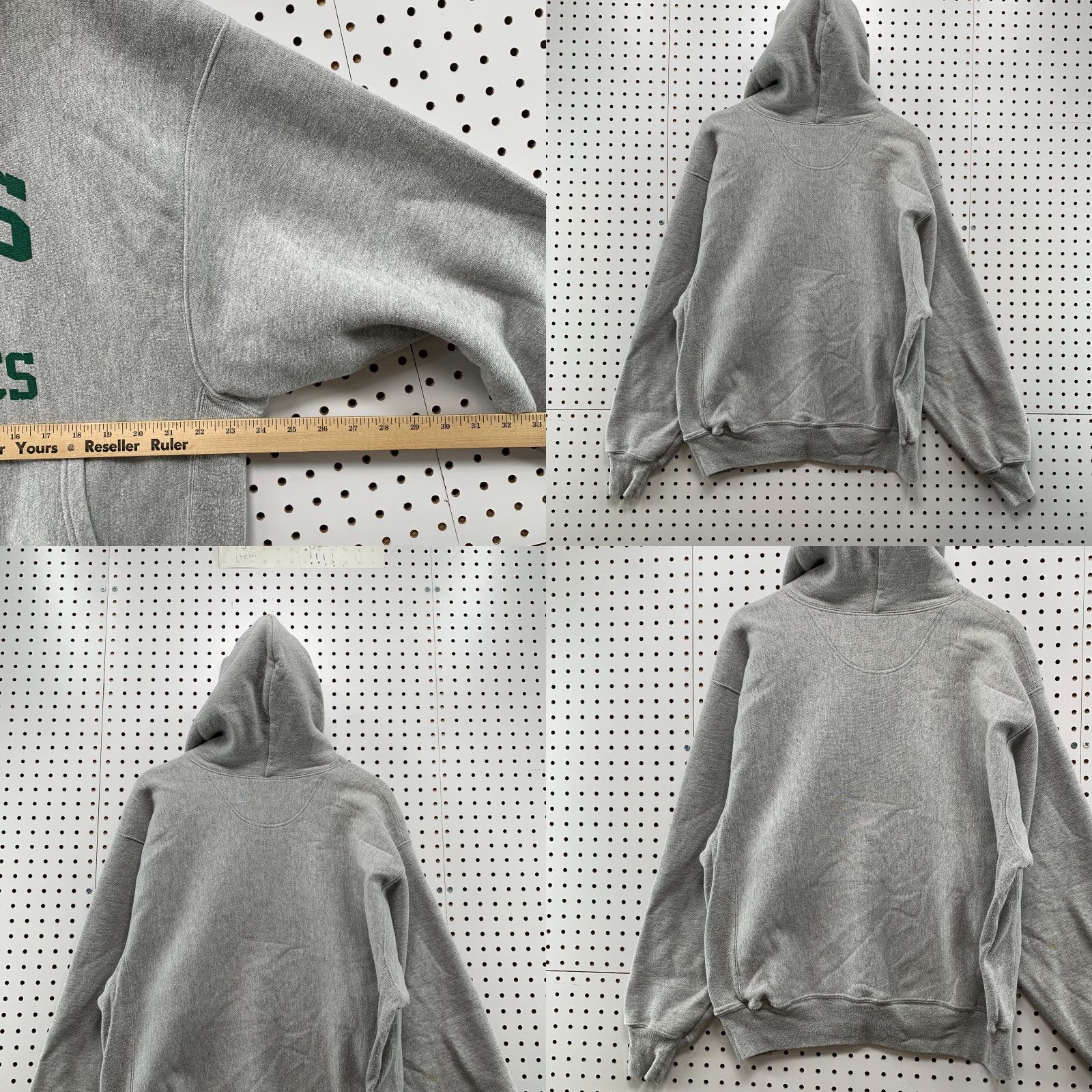 Champion VINTAGE CHSAS Hoodie Sweatshirt Men Large Reverse Weave Agriculture School Logo CHSAS Reverse Weave Champion 24x26 Gray Mens Size US L / EU 52-54 / 3 - 9 Thumbnail
