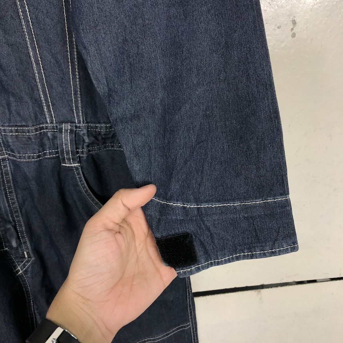 Japanese Brand 🔥VINTAGE DENIM WORKER OVERALL DICKIES USA INDIGO Size US 32 / EU 48 - 14 Thumbnail