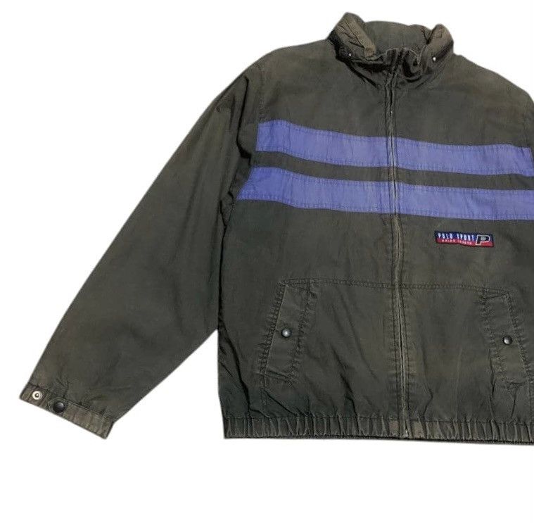 Polo Ralph Lauren Trashed Vintage Polo Sport Ralph Lauren Jacket Sun Faded Size US XL / EU 56 / 4 - 2 Thumbnail