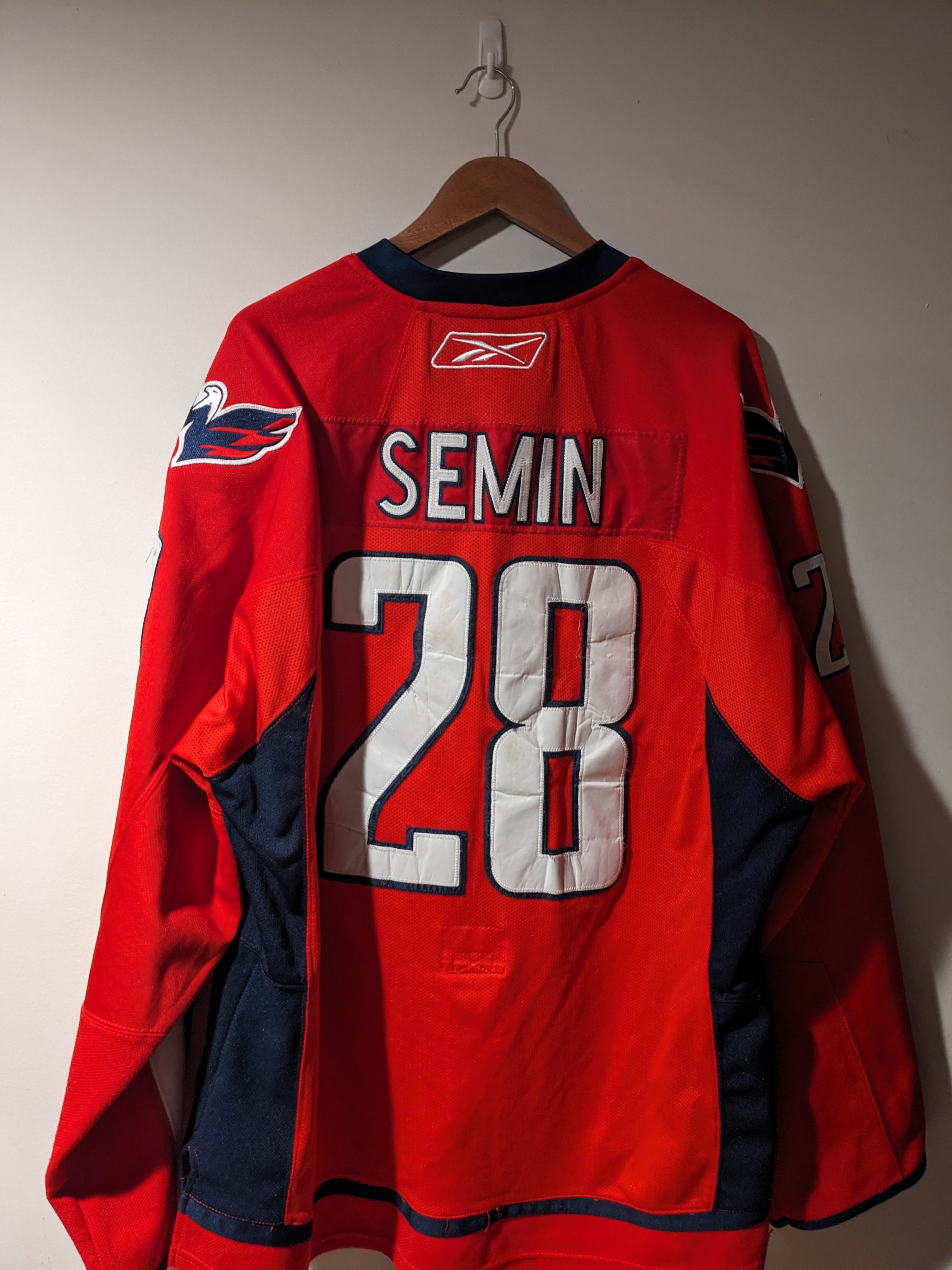 NHL × Vintage Vintage Washington Capital Semin NHL Size 56 Hockey Jersey Size US XL / EU 56 / 4 - 7 Thumbnail
