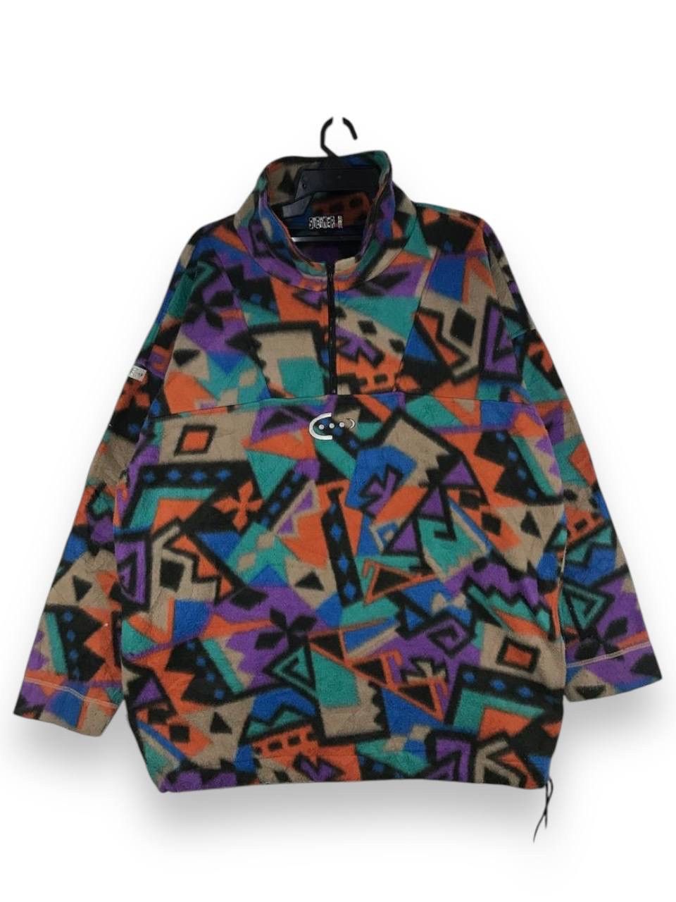 Vintage vintage 90s Steamer lane surfing fleece Size US L / EU 52-54 / 3 - 1 Thumbnail