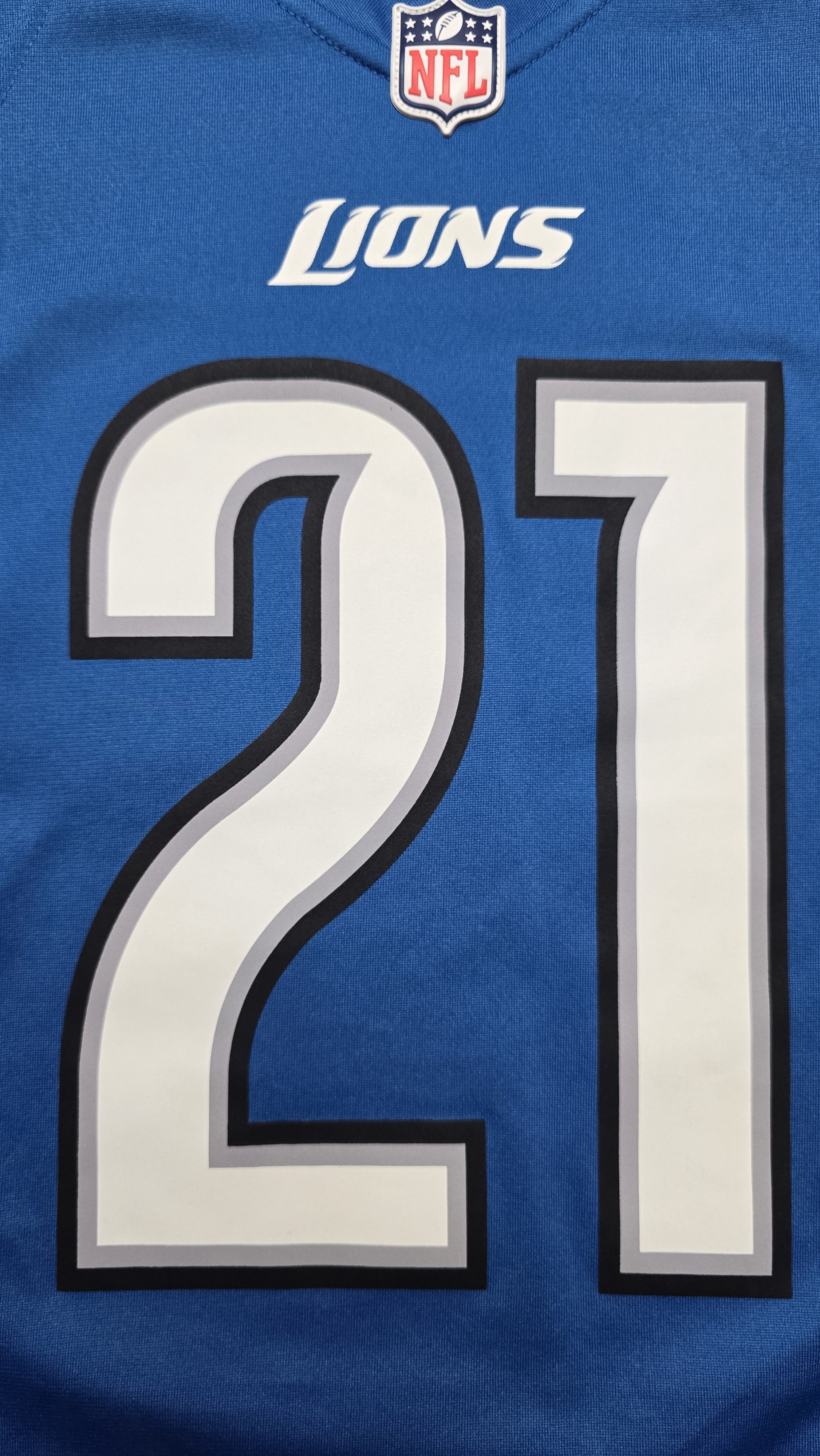 Nike Reggie Bush #21 Detroit Lions Nike On Field NFL Jersey Size US XL / EU 56 / 4 - 13 Thumbnail