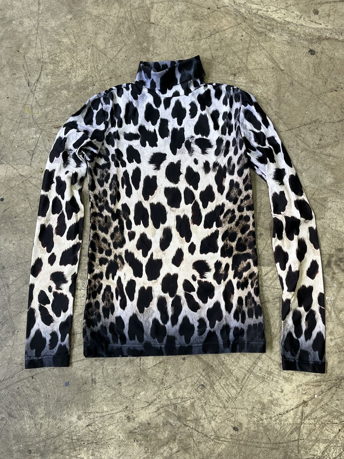 R13 R13 Leopard Turtleneck Shirt (unisex) Size US XS / EU 42 / 0 - 11 Thumbnail
