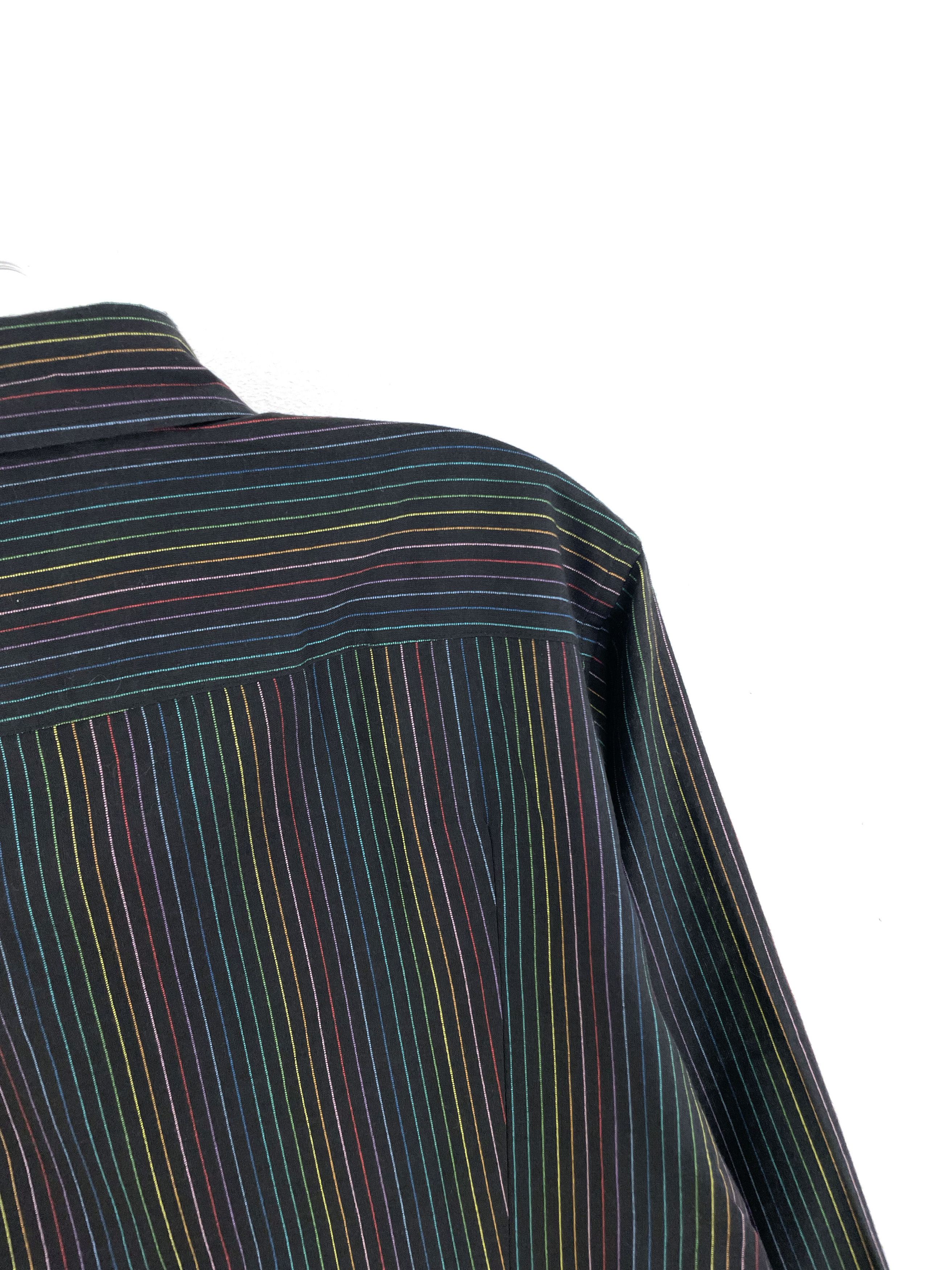 Yohji Yamamoto AAR Colourful Striped Shirt Size US L / EU 52-54 / 3 - 8 Thumbnail