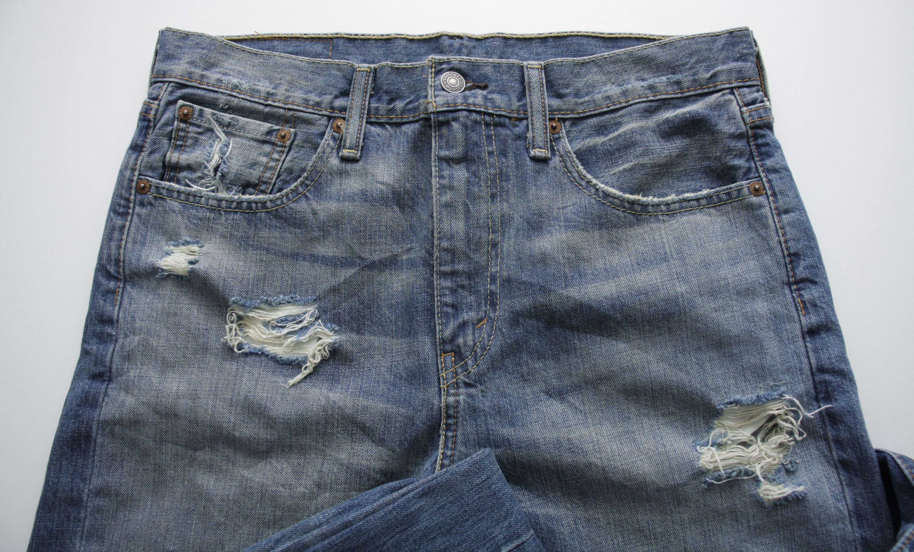 Levi's Distressed Levi’s 522 Mens 30W 30L Size US 30 / EU 46 - 6 Thumbnail