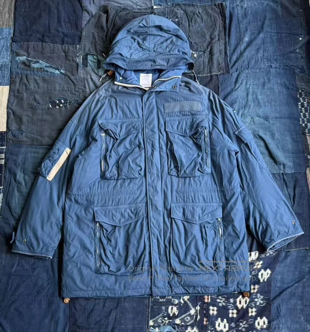 Visvim visvim krupa field down jacket in blue. Size US L / EU 52-54 / 3 - 1 Thumbnail