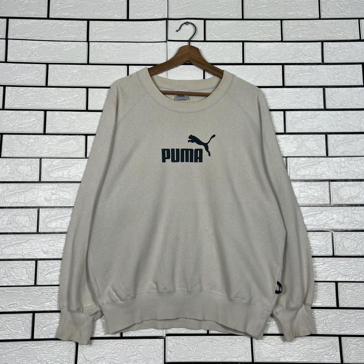 Puma PUMA Big Logo Crewneck Sweatshirt #3939-C180 Size US L / EU 52-54 / 3 - 1 Thumbnail