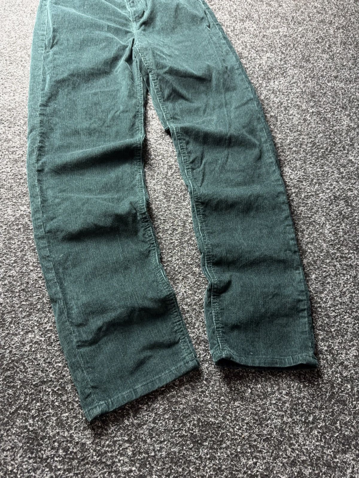 Lee 00s Lee CAROL Corduroy Pants Green Straight Y2K Women W27 Size 27" / US 4 / IT 40 - 3 Thumbnail