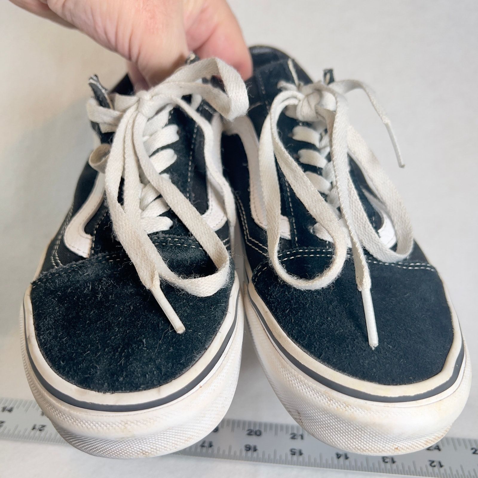 Vans Van's Off The Wall Sneakers Midrise Suede w/ Leather Trim Size US 6 / EU 39 - 12 Thumbnail
