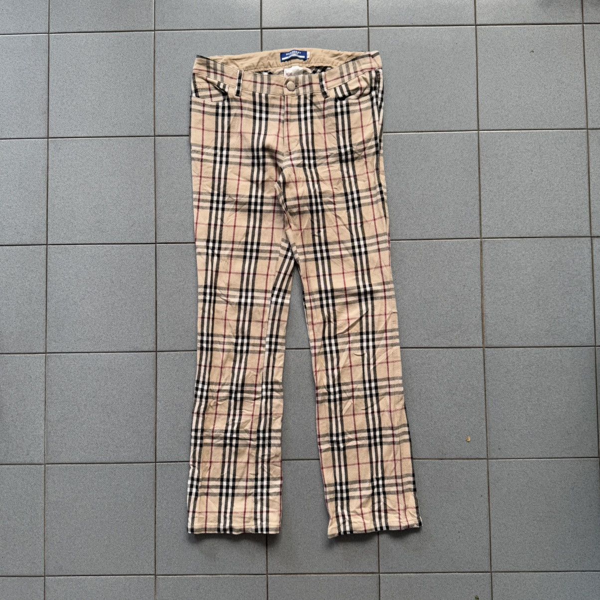 Burberry Burberry Blue Label stretchable Plaid Jeans Size 28" / US 6 / IT 42 - 1 Thumbnail