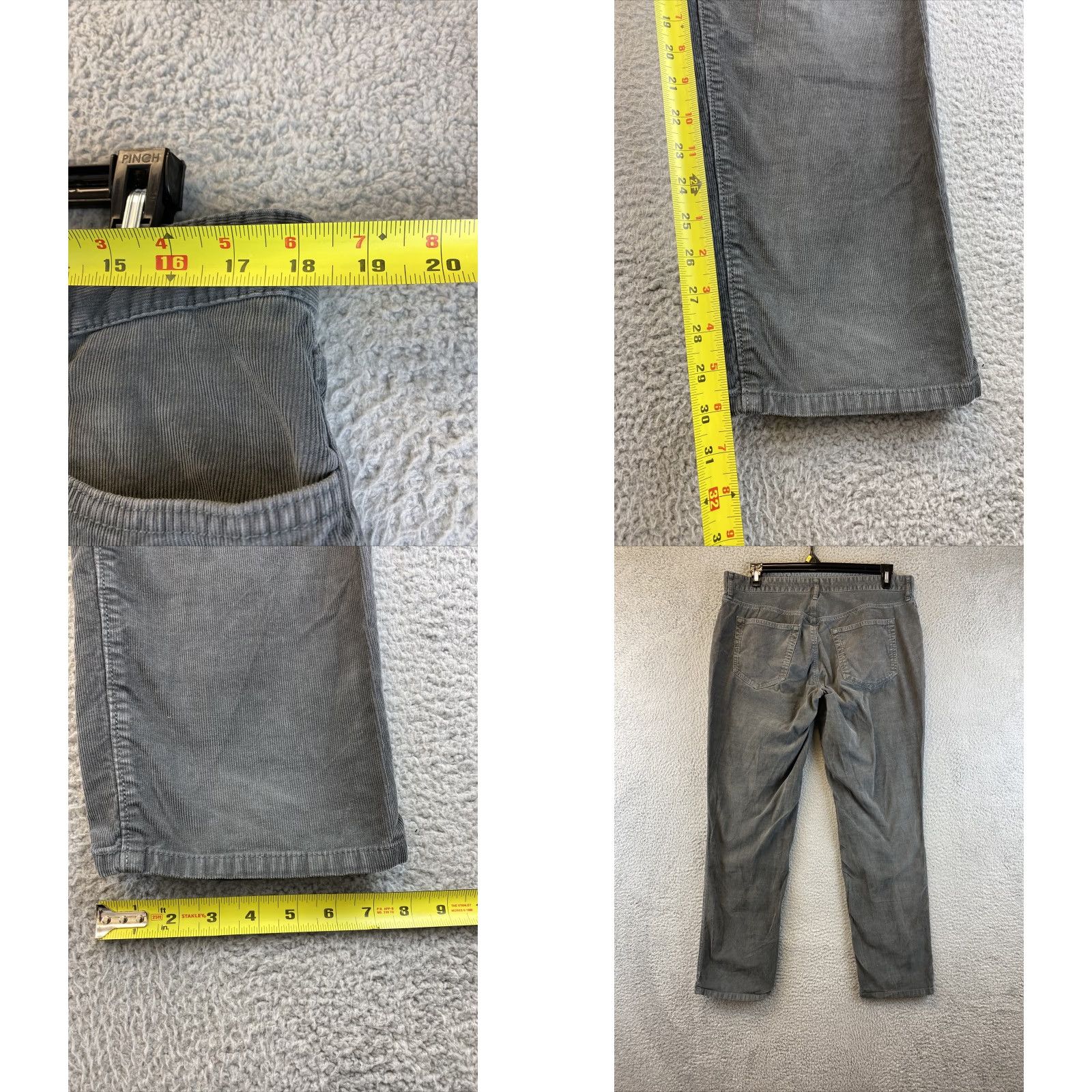 Eddie Bauer Eddie Bauer Womens Boyfriend Size 12 gray Jeans Corduroy 91-33 Slimming Regular Womens Boyfriend Jeans Gray Corduroy 12 Eddie Bauer Size 34" / US 12 / IT 48 - 8 Thumbnail