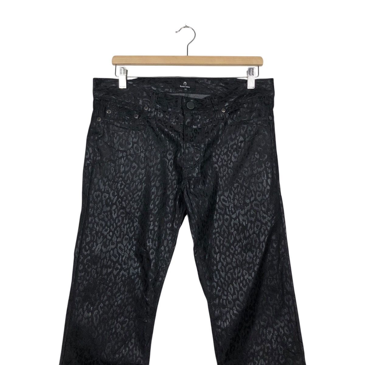 Japanese Brand 📌Vintage Biker Pants Polkadot Design Black Varia Size US 32 / EU 48 - 5 Thumbnail