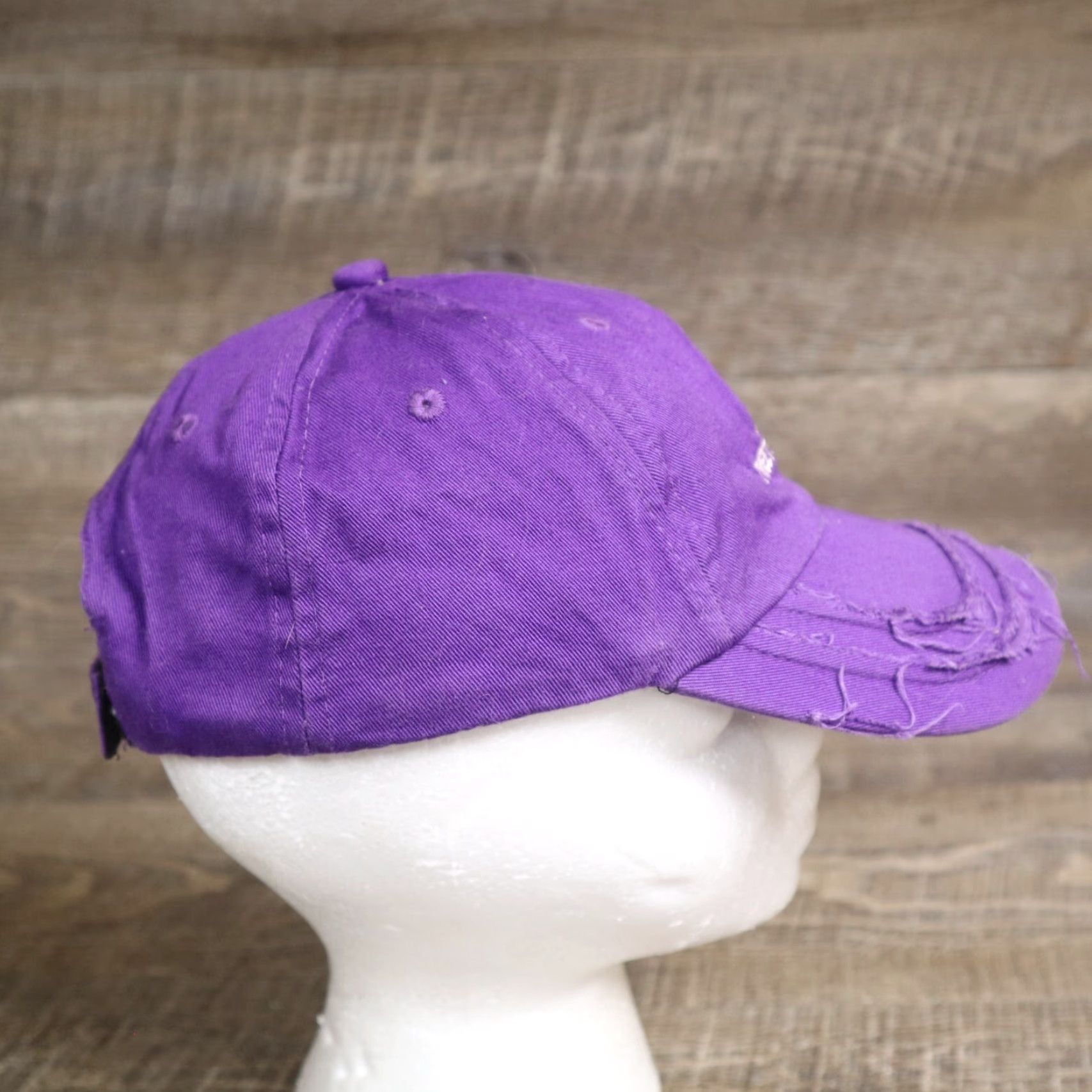 Vintage Tweetsie Railroad Blowing Rock NC Purple Baseball Embroidered Hat Adult Size ONE SIZE - 3 Thumbnail
