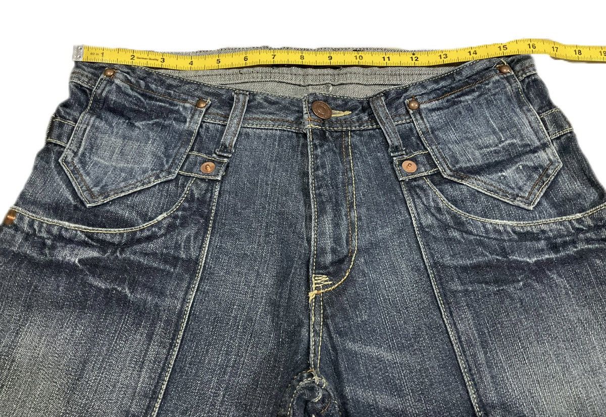 Japanese Brand 🔥Sick Y2K Root Three Stye Flared Denim Size US 32 / EU 48 - 12 Thumbnail
