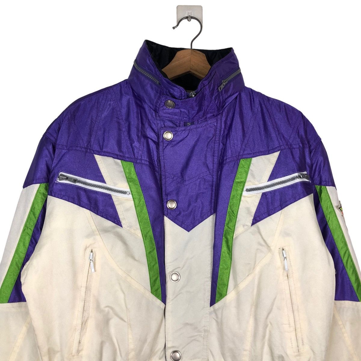 Japanese Brand 📌VINTAGE CROPPED BIKER SKI JACKET SHARPLIN ISSEY MIYAKE Size US M / EU 48-50 / 2 - 7 Thumbnail