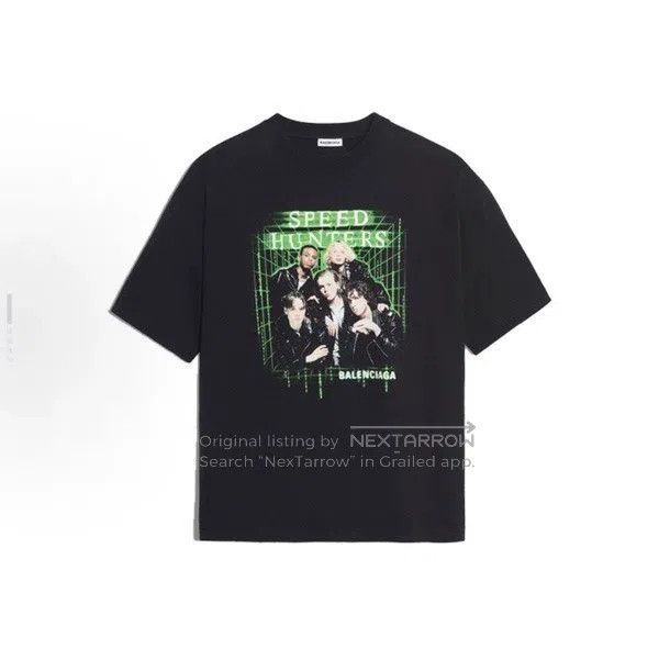 Balenciaga Balenciaga Hit Speed Logo Printed Short-Sleeve Size US M / EU 48-50 / 2 - 6 Thumbnail