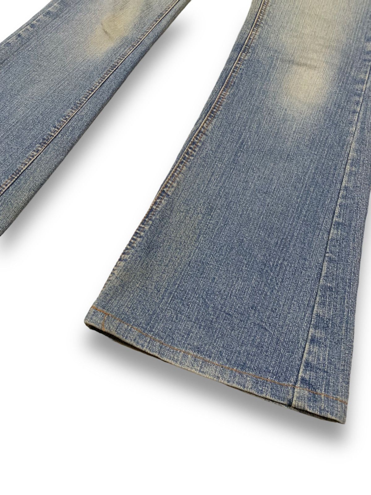 Hysteric Glamour Vintage Japanese Brand Mud Wash Low Rise Flare Bush Jeans Size US 29 - 11 Thumbnail