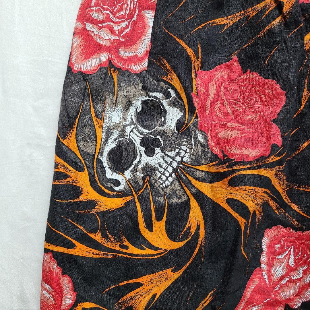 Yohji Yamamoto Yohji Yamamoto 19SS Skull Fire Linen Balloon Pants Size US 34 / EU 50 - 4 Thumbnail