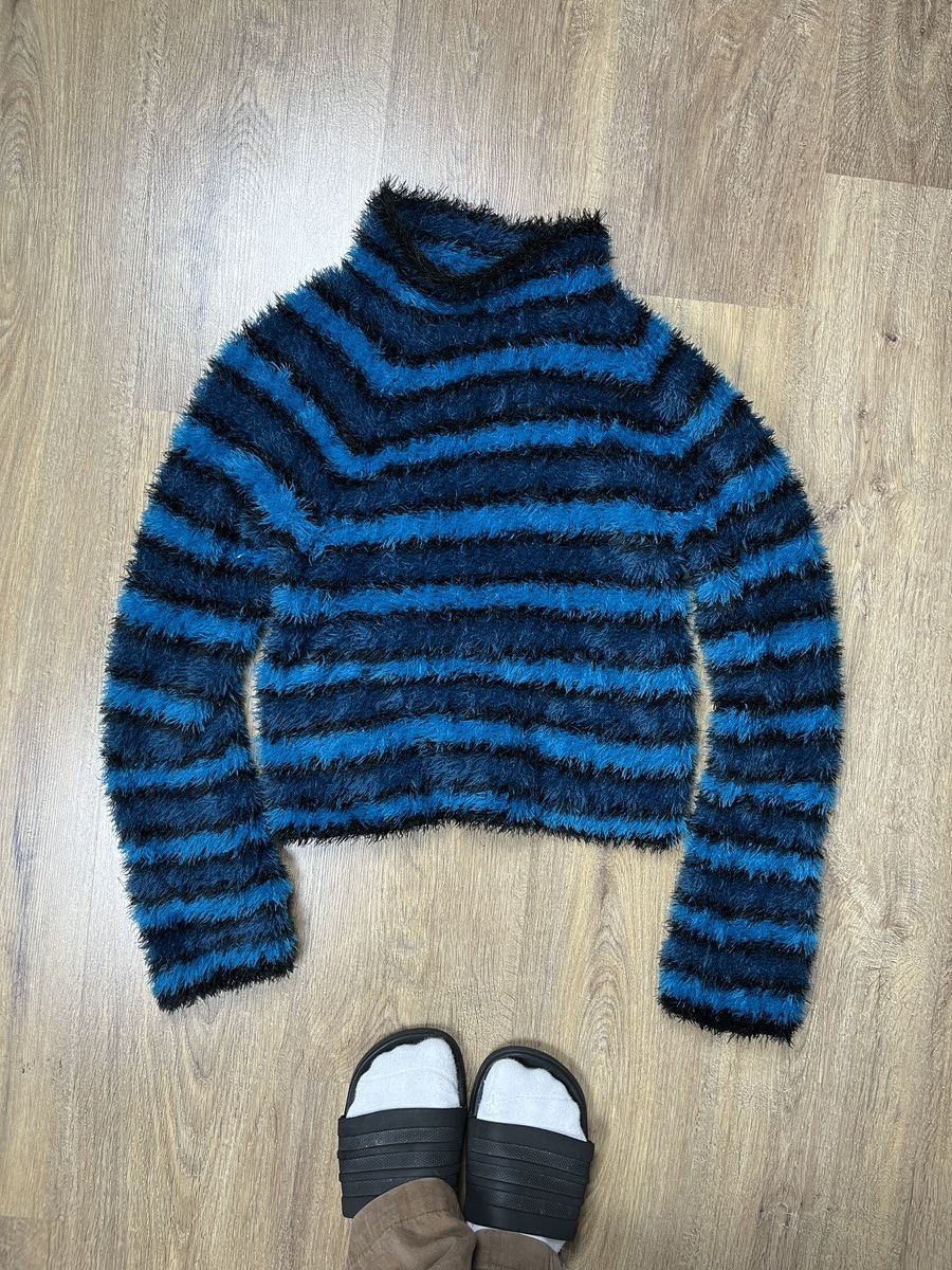 Other ➕ fuzzy sweater cropped marni style grunge distressed Size US M / EU 48-50 / 2 - 1 Thumbnail