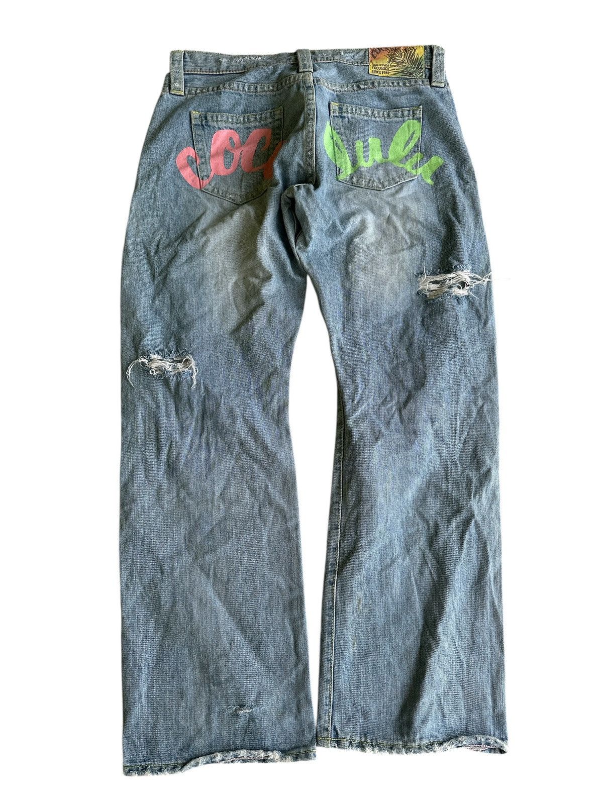 Vintage Distress Style Coco LuLu Denim 🎌💥 Size US 34 / EU 50 - 2 Thumbnail