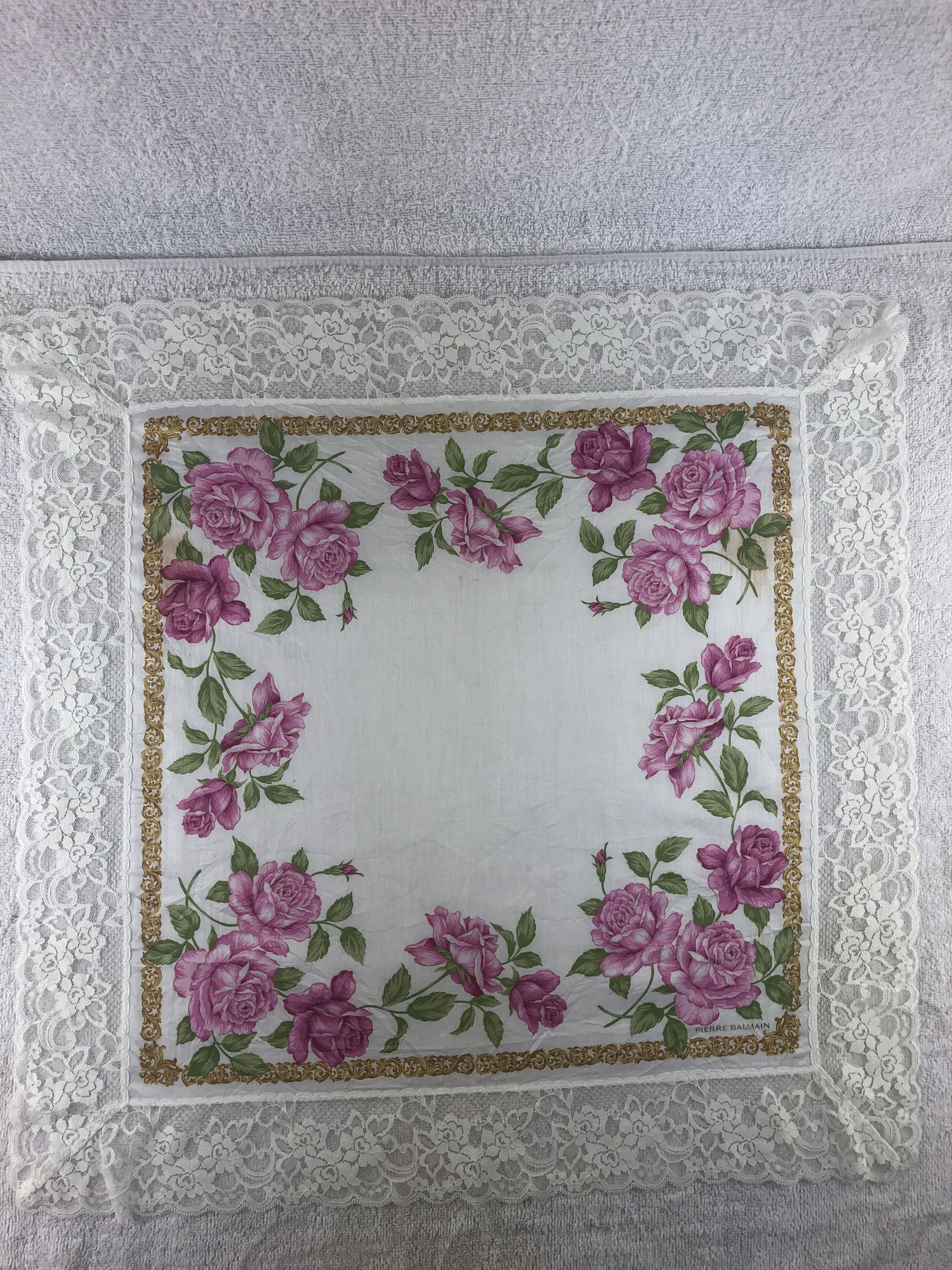 Pierre Balmain × Vintage Pierre Balmain Handkerchief / Bandana / Neckerchief Size ONE SIZE - 1 Thumbnail