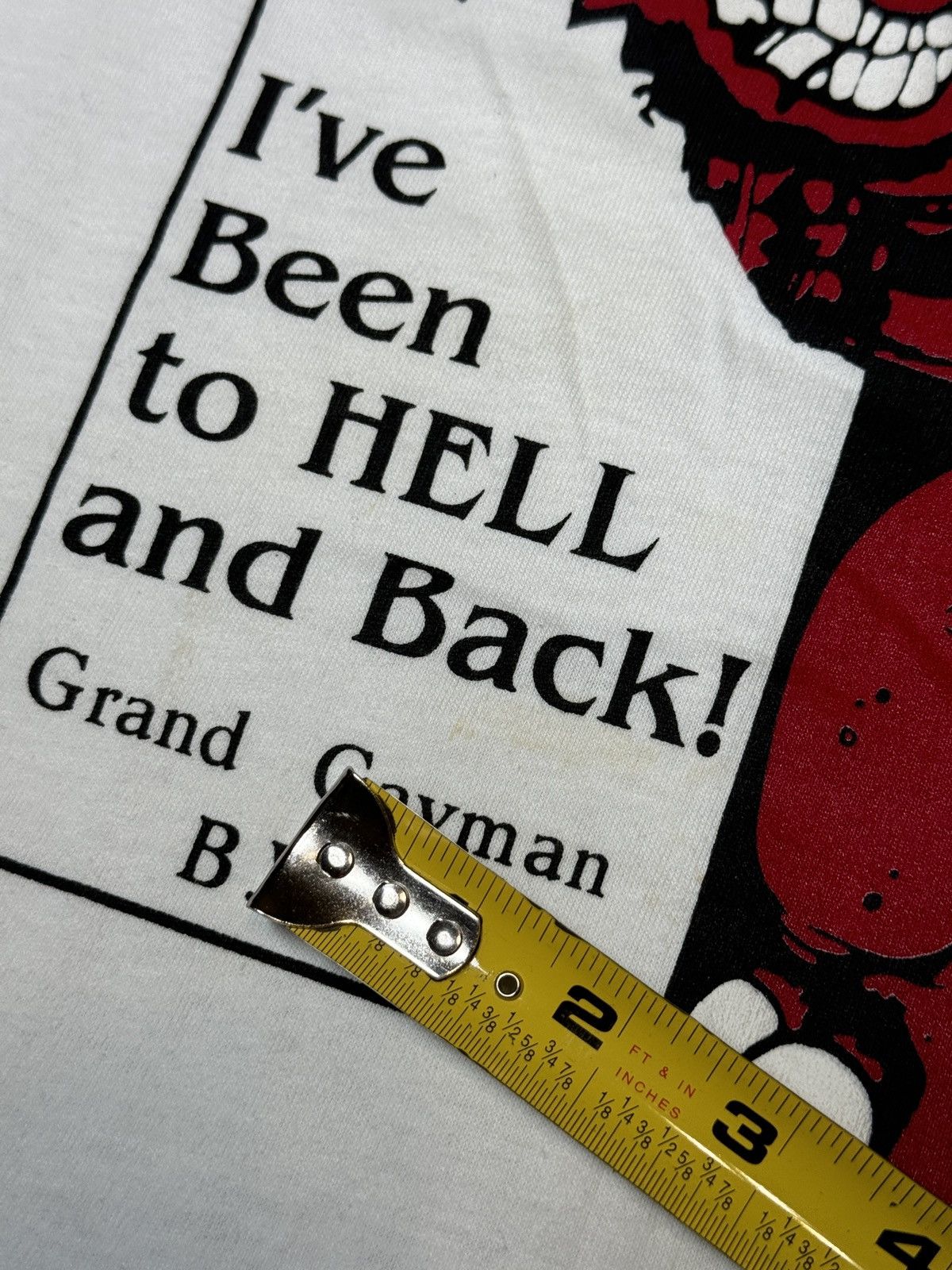 Vintage 90s I’ve Been To Hell And Back Grand Caymen Devil T Shirt Size US XXL / EU 58 / 5 - 7 Thumbnail