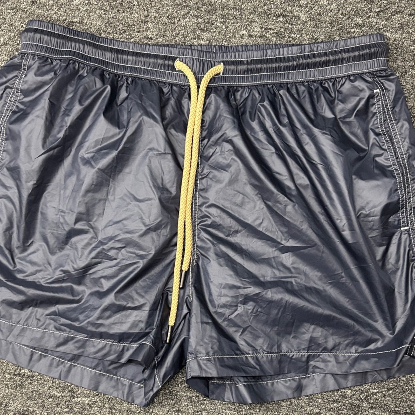 Other NWT FEFE Navy Blue Shorts with Yellow Drawstring Size XL Size US 37 - 1 Thumbnail